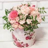 Цветы в коробке "Цветущий сад"